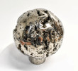 4.88" Polished PYRITE CRYSTAL SPHERE Carving With Base Huanzala mine, Peru T687