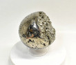 5.15" Polished PYRITE CRYSTAL SPHERE Carving With Stand Huanzala mine, Peru T684