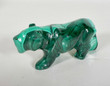 3.89" Beautiful POLISHED MALACHITE Big Cat Carving - Congo mc504