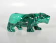 3.89" Beautiful POLISHED MALACHITE Big Cat Carving - Congo mc504