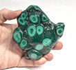 3.74" POLISHED BULLSEYE MALACHITE Freeform Congo - B342