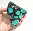 4.37" POLISHED BULLSEYE MALACHITE Freeform Congo - B344