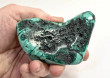 3.46" POLISHED BULLSEYE MALACHITE Freeform Congo - B336