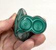 2.59" POLISHED MALACHITE STALACTITE Freeform Congo - B337