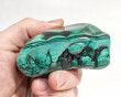 3.11" POLISHED BULLSEYE MALACHITE Freeform Congo - B346