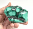 3.22" POLISHED BULLSEYE MALACHITE Freeform Congo - B352