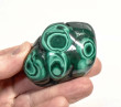 2.36" POLISHED BULLSEYE MALACHITE Freeform Congo - B356