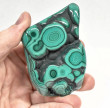 3.38" POLISHED BULLSEYE MALACHITE Freeform Congo - B366