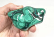 3.70" POLISHED BULLSEYE MALACHITE With Chrysocolla Freeform Congo - B364