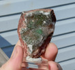 2.40" QUARTZ On MALACHITE - Lupoto Mine Congo Q385