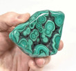 3.58" POLISHED BULLSEYE MALACHITE Freeform Congo - B365