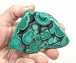 3.58" POLISHED BULLSEYE MALACHITE Freeform Congo - B365