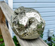 10.23" Amazing XL Golden PYRITE Geode Polished Freeform 42.40 LB - Peru P277