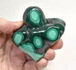 2.95" POLISHED BULLSEYE MALACHITE Freeform Congo - B353