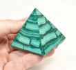 2" POLISHED MALACHITE PYRAMID Congo - cm212