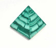 2" POLISHED MALACHITE PYRAMID Congo - cm212