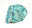 3.18" Polished CHRYSOCOLLA and MALACHITE SKULL Carving Congo - cm215