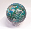 4.09" Polished CHRYSOCOLLA MALACHITE QUARTZ Tentadora mine, Peru E718