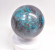 8.30" Polished CHRYSOCOLLA MALACHITE QUARTZ 27.4 Pounds Tentadora mine Peru E722