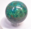 4.84" Polished CHRYSOCOLLA MALACHITE Tentadora mine, Peru E721