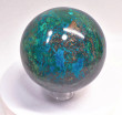 4.84" Polished CHRYSOCOLLA MALACHITE Tentadora mine, Peru E721