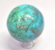 3.93" Polished CHRYSOCOLLA MALACHITE QUARTZ Tentadora mine, Peru E719