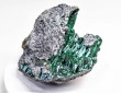 5.82" Vug Of MALACHITE STALACTITES With CHRYSOCOLLA Kalukuluku Mine Congo Q845