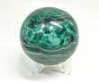 3.18" Polished MALACHITE SPHERE With Stand Congo - e714