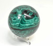 3.18" Polished MALACHITE SPHERE With Stand Congo - e714