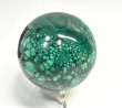 3.38" Polished MALACHITE SPHERE With Stand Congo - e715