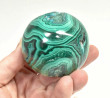 2.48" Polished MALACHITE CHRYSOCOLLA SPHERE With Stand Congo - e716