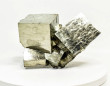 5.98" CUBIC PYRITE Crystal Cluster Huanzala mine, Peru T754