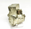 3.30" CUBIC PYRITE Crystal Cluster With QUARTZ Huanzala mine, Peru T755