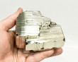3.38" CUBIC PYRITE Crystal Cluster Huanzala Mine, Peru T744