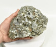 6.10" PYRITE Crystal Cluster Huanzala mine, Peru T742