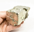 2.63" CUBIC PYRITE Crystal Cluster Huanzala mine, Peru T745