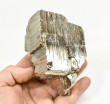 3.85" CUBIC PYRITE Crystal Cluster Huanzala mine, Peru T752