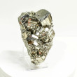6.10" PYRITE Crystal Cluster Huanzala mine, Peru T743