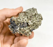 2.36" PYRITE With SPHALERITE Crystal Cluster Huanzala mine, Peru T740