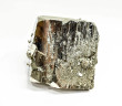 3.50" CUBIC PYRITE Crystal Cluster Huanzala mine, Peru T753