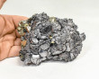 4.72" OCTOHEDRAL PYRITE With GALENA Crystal Cluster Huanzala mine, Peru T732