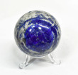 2.28" POLISHED LAPIS LAZULI Sphere With Stand Afghanistan S401