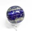 2.24" POLISHED LAPIS LAZULI Sphere With Stand Afghanistan S394