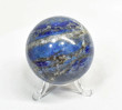 2.36" POLISHED LAPIS LAZULI Sphere With Stand Afghanistan S409