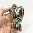 3.70" Polished PYRITE CRYSTAL ANGEL Huanzala mine, Peru T763