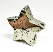 4.72" Polished PYRITE CRYSTAL STAR Huanzala mine, Peru T760