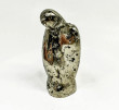 3.74" Polished PYRITE CRYSTAL ANGEL Huanzala mine, Peru T762
