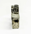 3.85" Polished PYRITE CRYSTAL STAR Huanzala mine, Peru T759