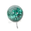 2.32" Beautiful POLISHED MALACHITE SPHERE With Stand Congo E499