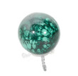 2.32" Beautiful POLISHED MALACHITE SPHERE With Stand Congo E499